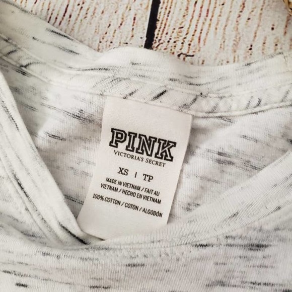 PINK VIctoria's Secret heathered gray pullover XS - Picture 5 of 5